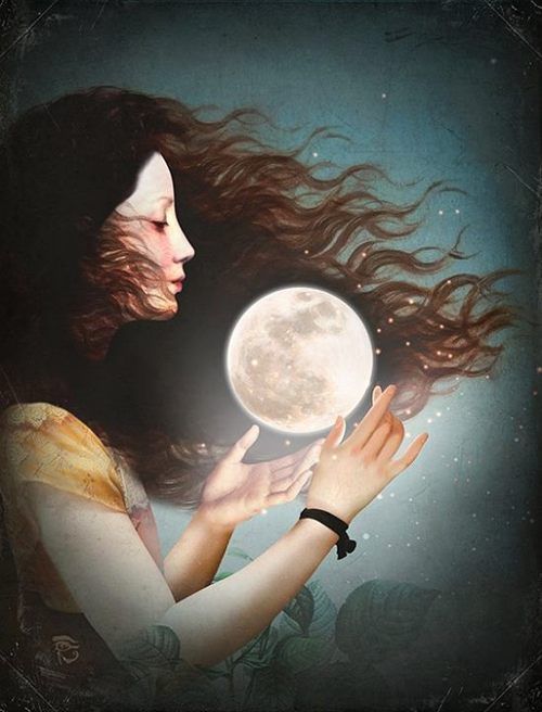 christian schloe art Cancer full moon