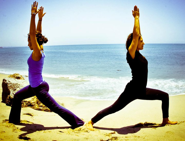 Be Yoga Partner Warrior 1