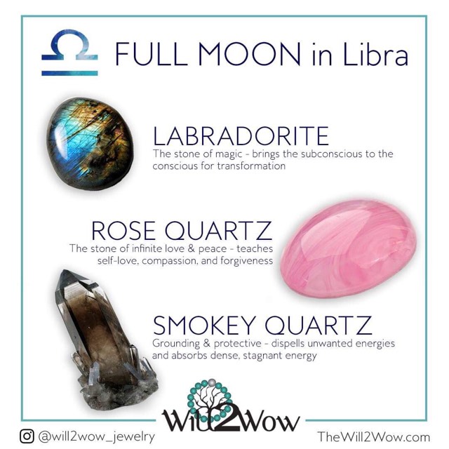 Full Moon in Libra Gemstones